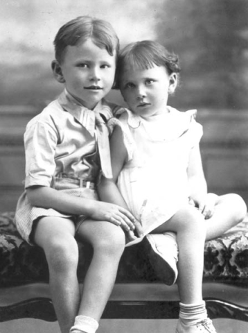 360: Denis Jr. and Joan Reddy. (circa 1935) [courtesy of Anita (Delurey) Corcoran]  - children of Denis Reddy &amp;amp; Margaret Jarvis